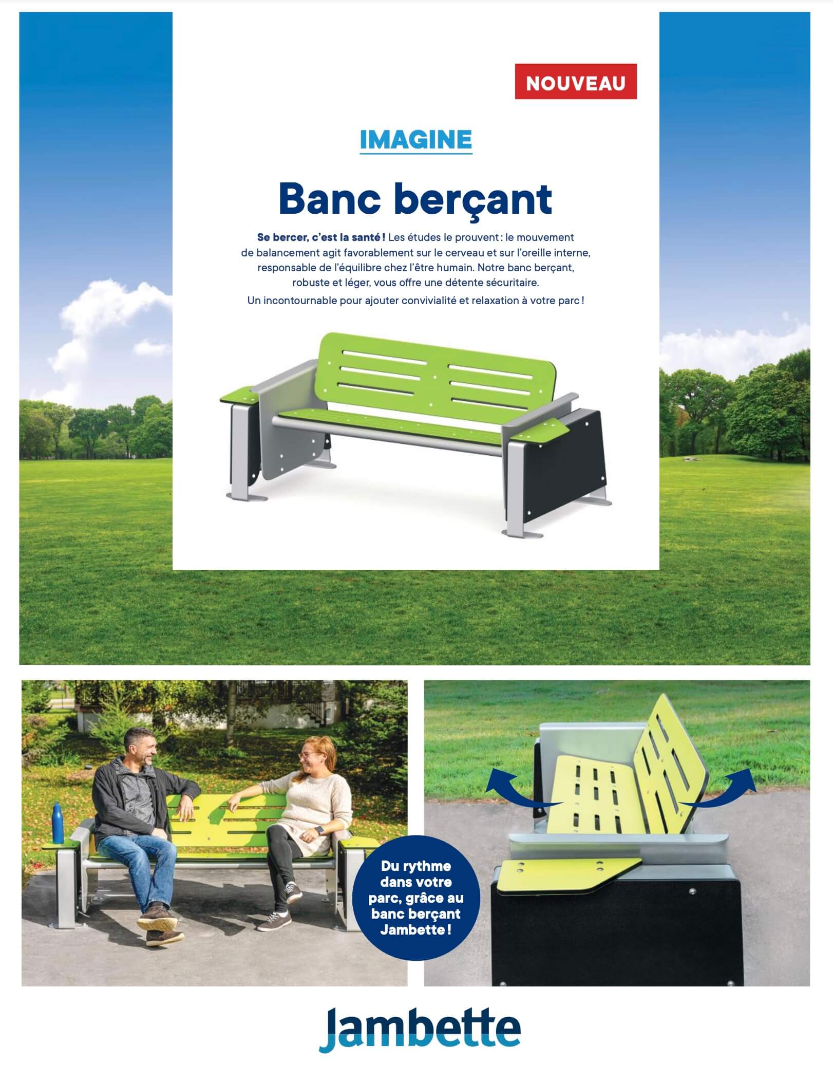 Banc berçant