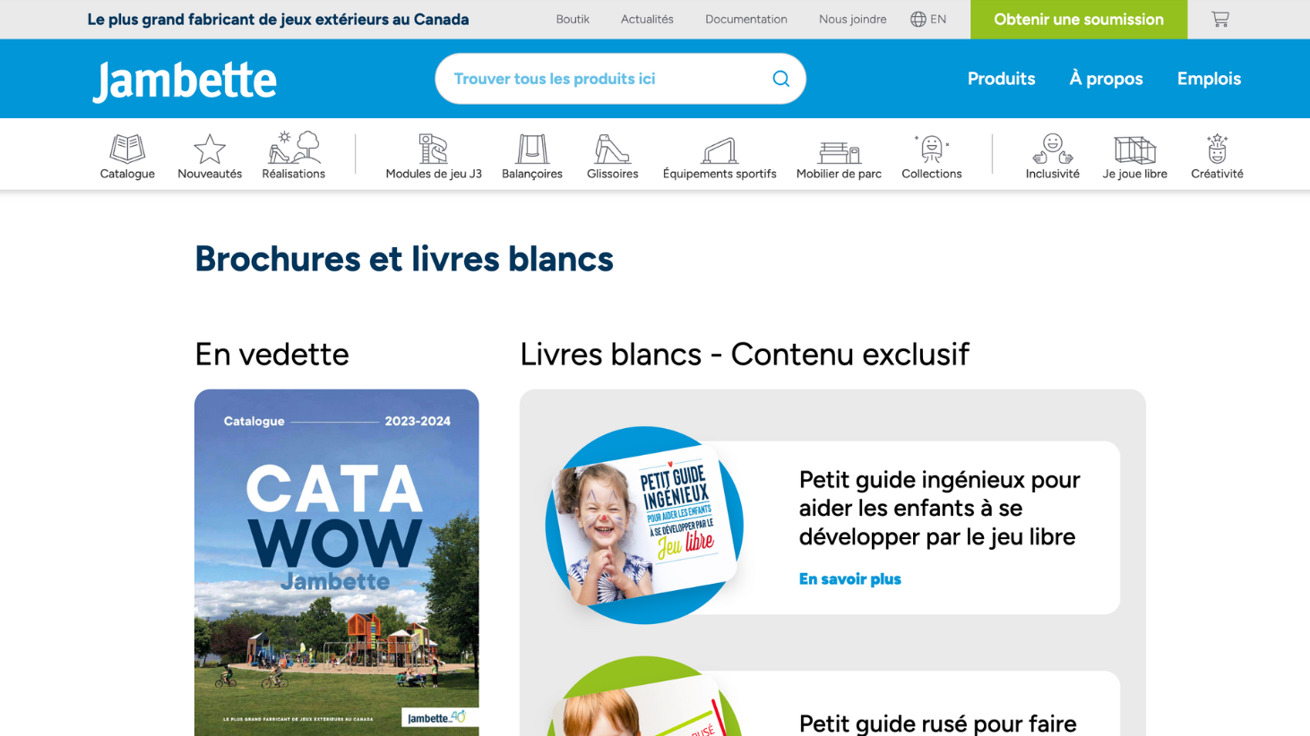 Brochures Jambette