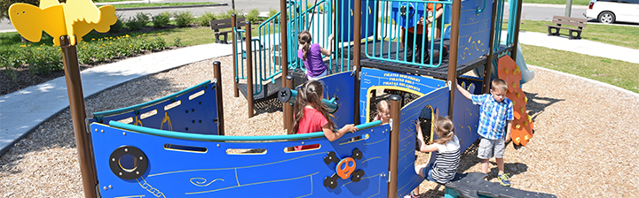 outdoors playground equipment