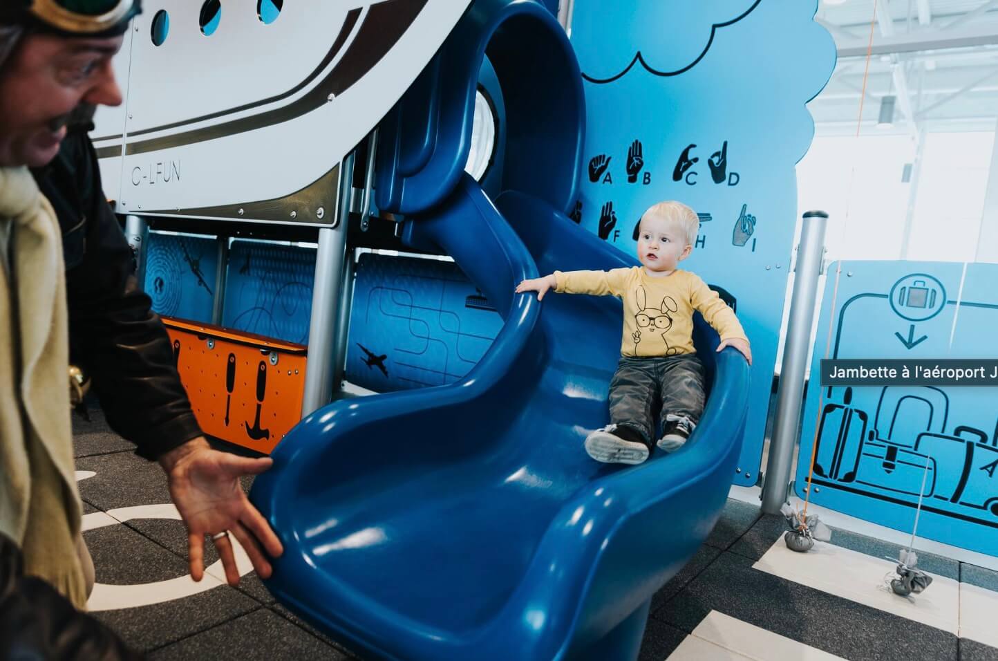 Jeux Jambette à L'aéroport Jean-Lessage