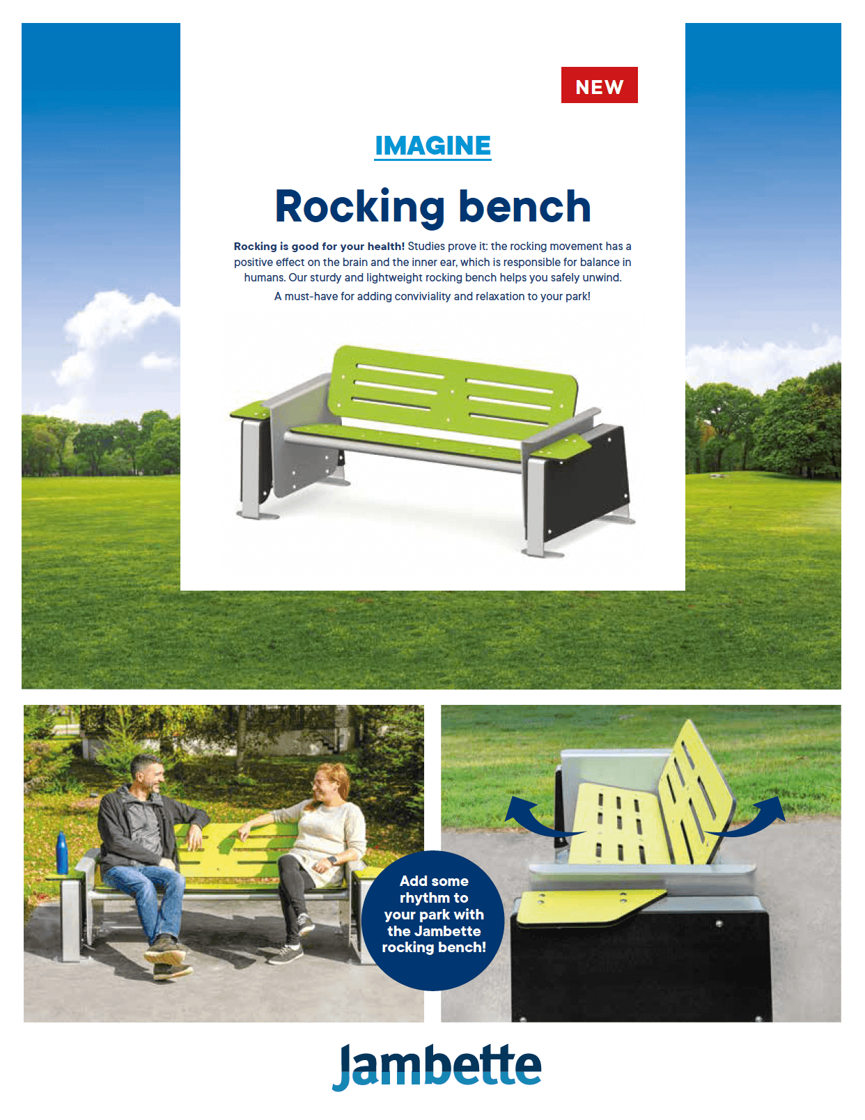 Rocking bench