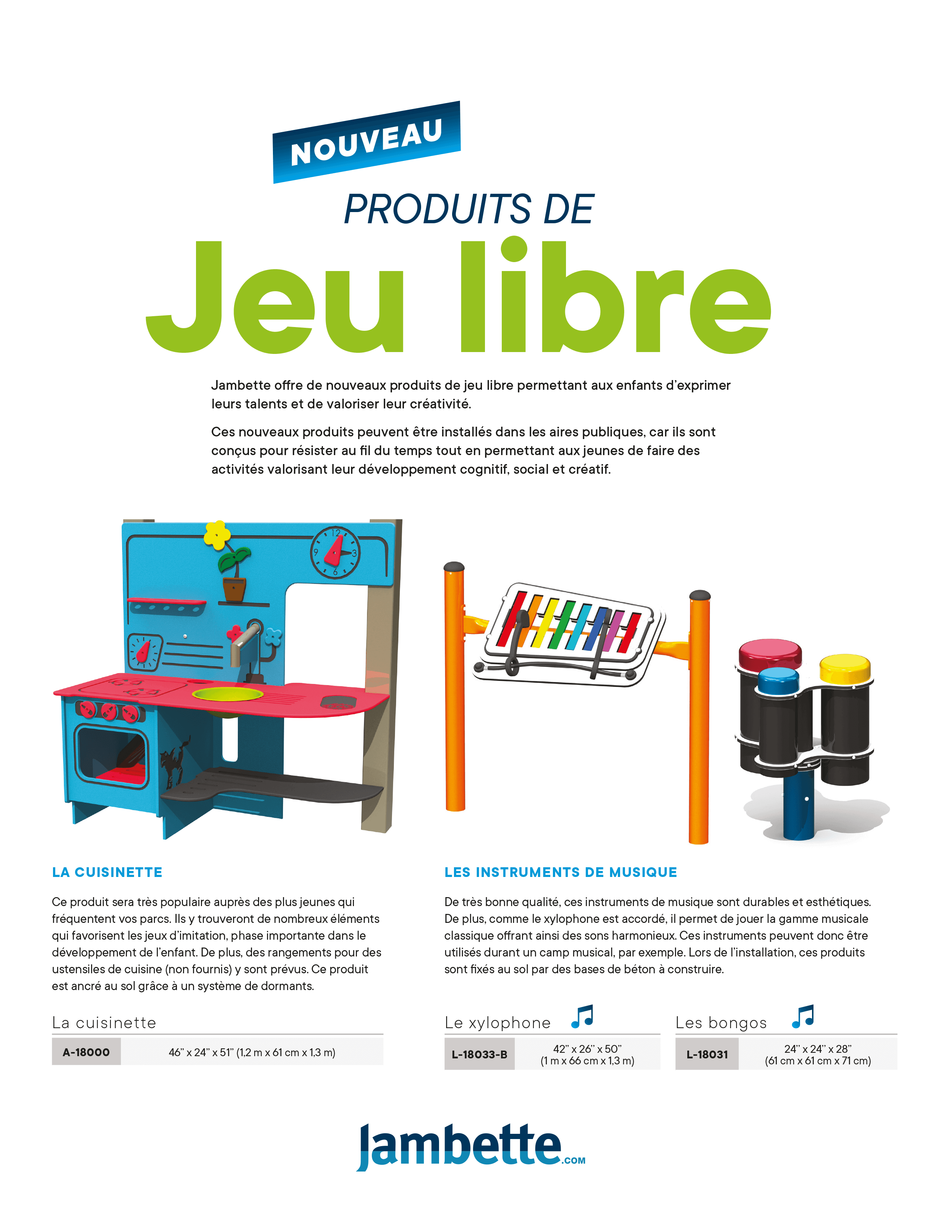 Produits de Jeu libre